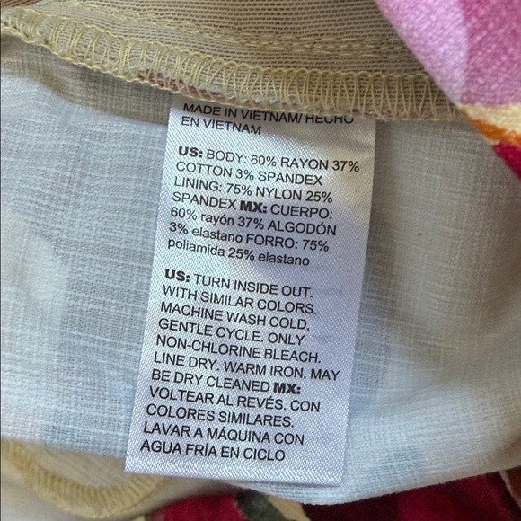 Chico’s Brigitte™ Abstract Floral Slub Pants - Picture 10 of 12